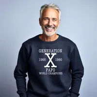 Generation X - FAFO World Champions Sweatshirts – Sweatshirt, Navy, Medium