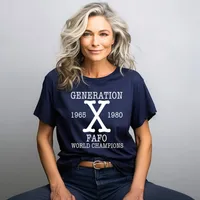 Generation X - FAFO World Champions Women's T-Shirt – Women's T-Shirt, Navy, 2X-Large