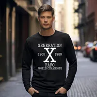 Generation X - FAFO World Champions Long Sleeve T-Shirt – Black, Small