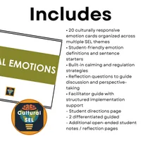 Feel Seen Emotion Cards Printable for Kids | Social Emotional Learning SEL Activities | Calm Corner Feelings Worksheets – Image 2