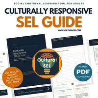 Culturally Responsive SEL Guide | Social Emotional Learning Workbook | Reflection Journal for Teachers & Parents | PdF – Image 1