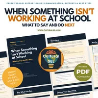 School Communication Parent Guide | Teacher Meeting Scripts | IEP 504 Support Questions | Printable School Advocacy PDF – Image 1