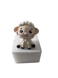 Fondant Lamb Cake Topper | Lamb Collection – Image 1