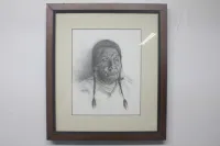 Native American Portrait Monty Graham – Image 1