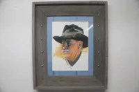 Vintage Cowboy Portrait Monty Graham – Image 1