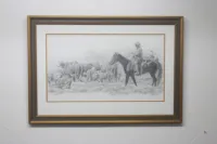 Vintage Western Ranch Art Monty Graham – Image 1
