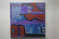 Colorful Abstract Canvas Local Art – Image 1