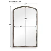 Hammered Arch Mirror – Image 3