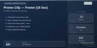 YouTube Promo Clips - Footer  – Image 1
