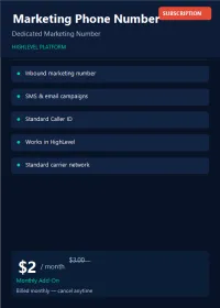 Monthly Cost for Phone Number  – Image 1