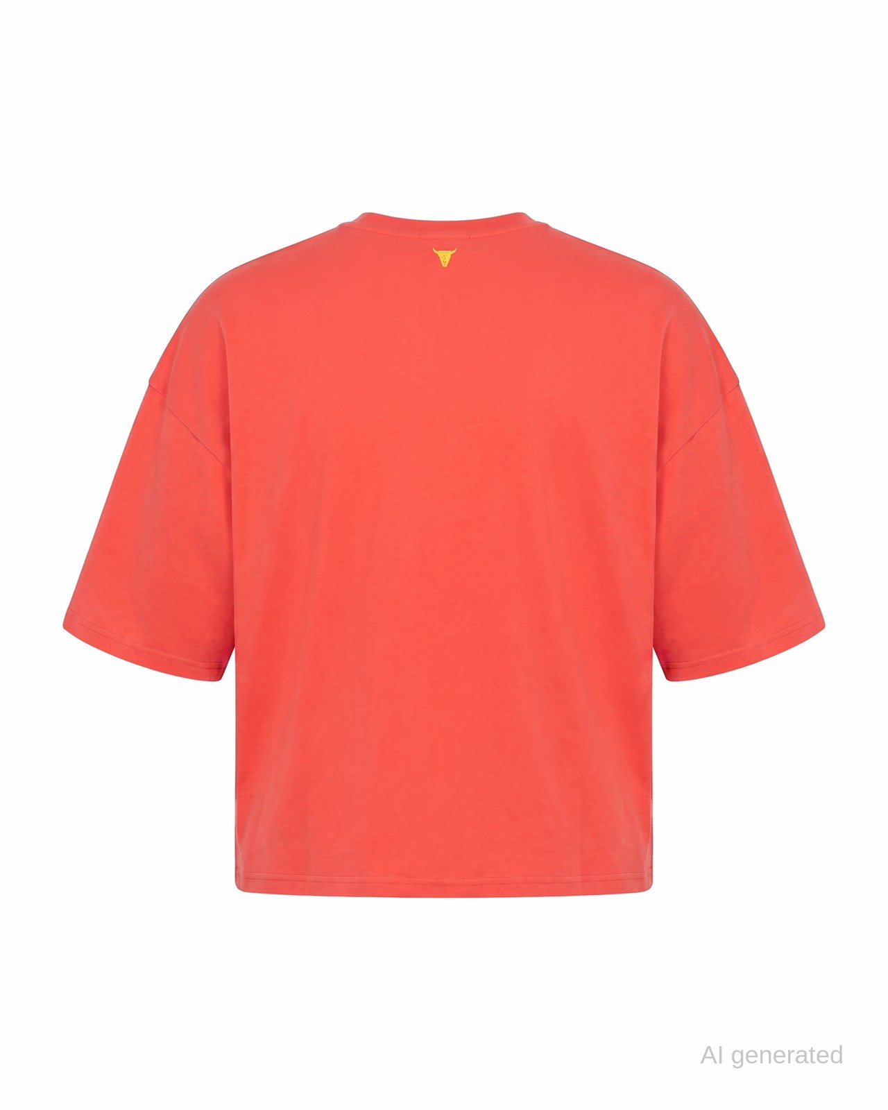ALIX Oversized T-Shirt mit Logoprint – Coral – Image 2
