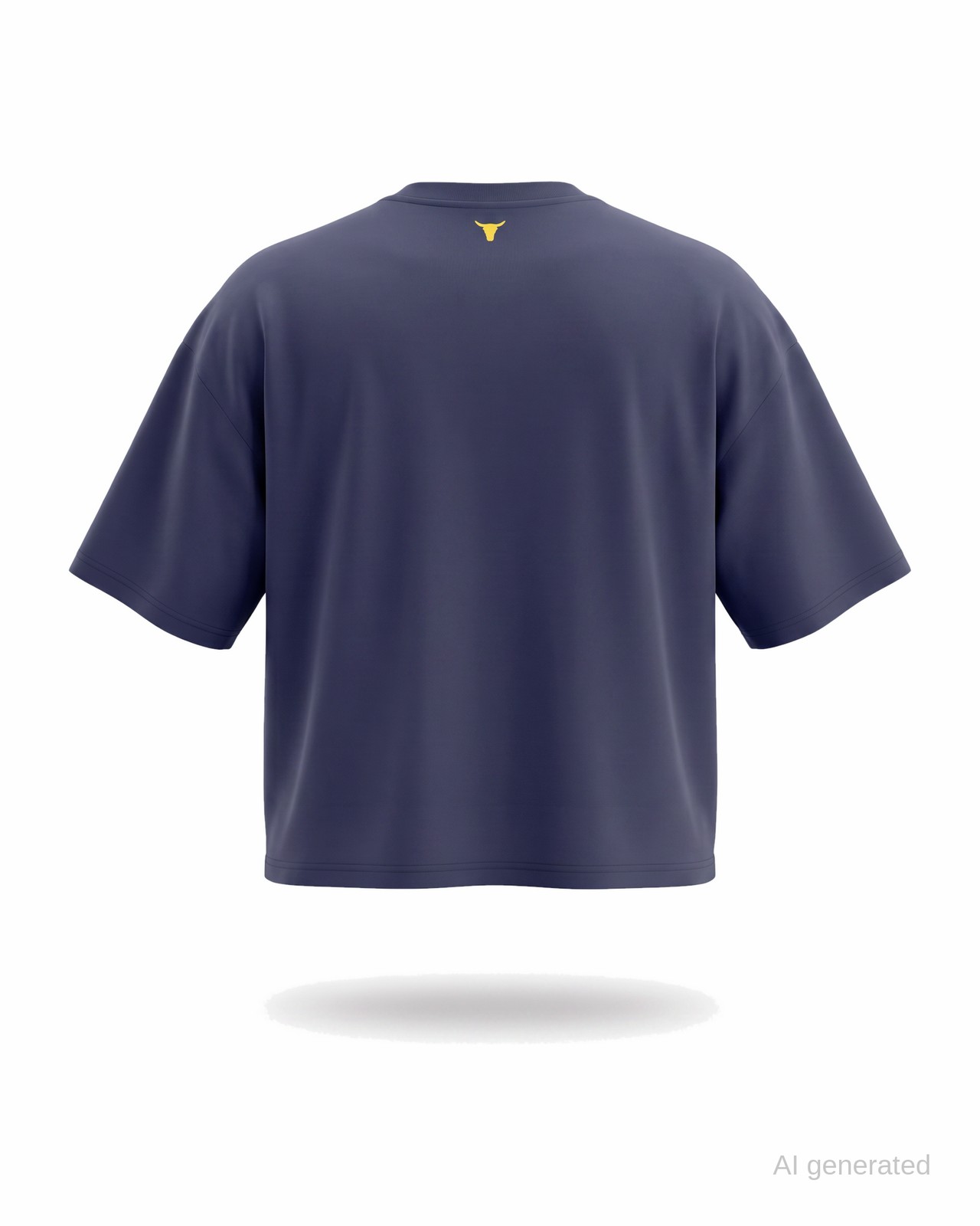 ALIX Oversized T-Shirt mit Logoprint – Navy – Image 2