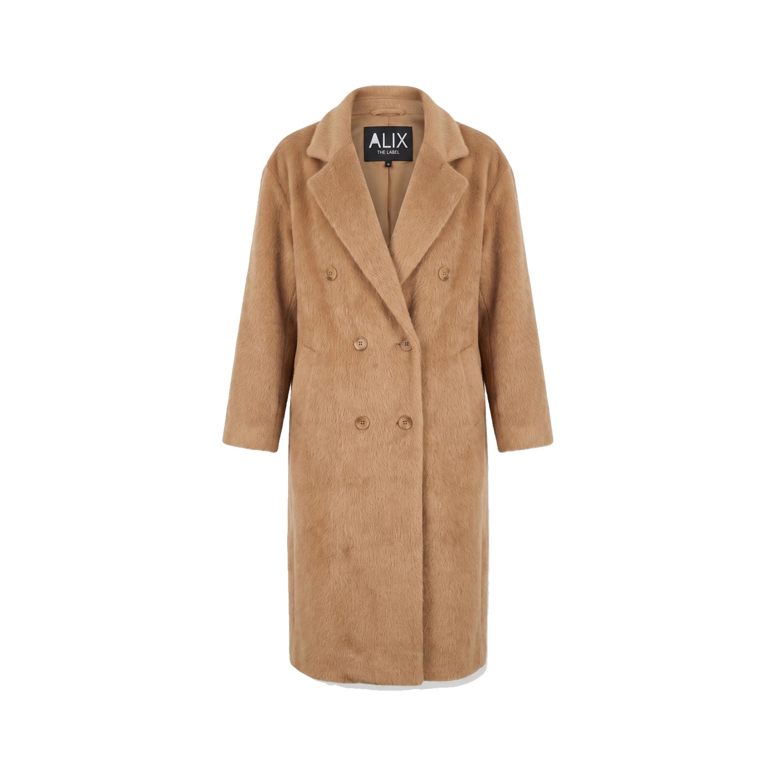 ALIX Mantel lang – Camel – Image 1