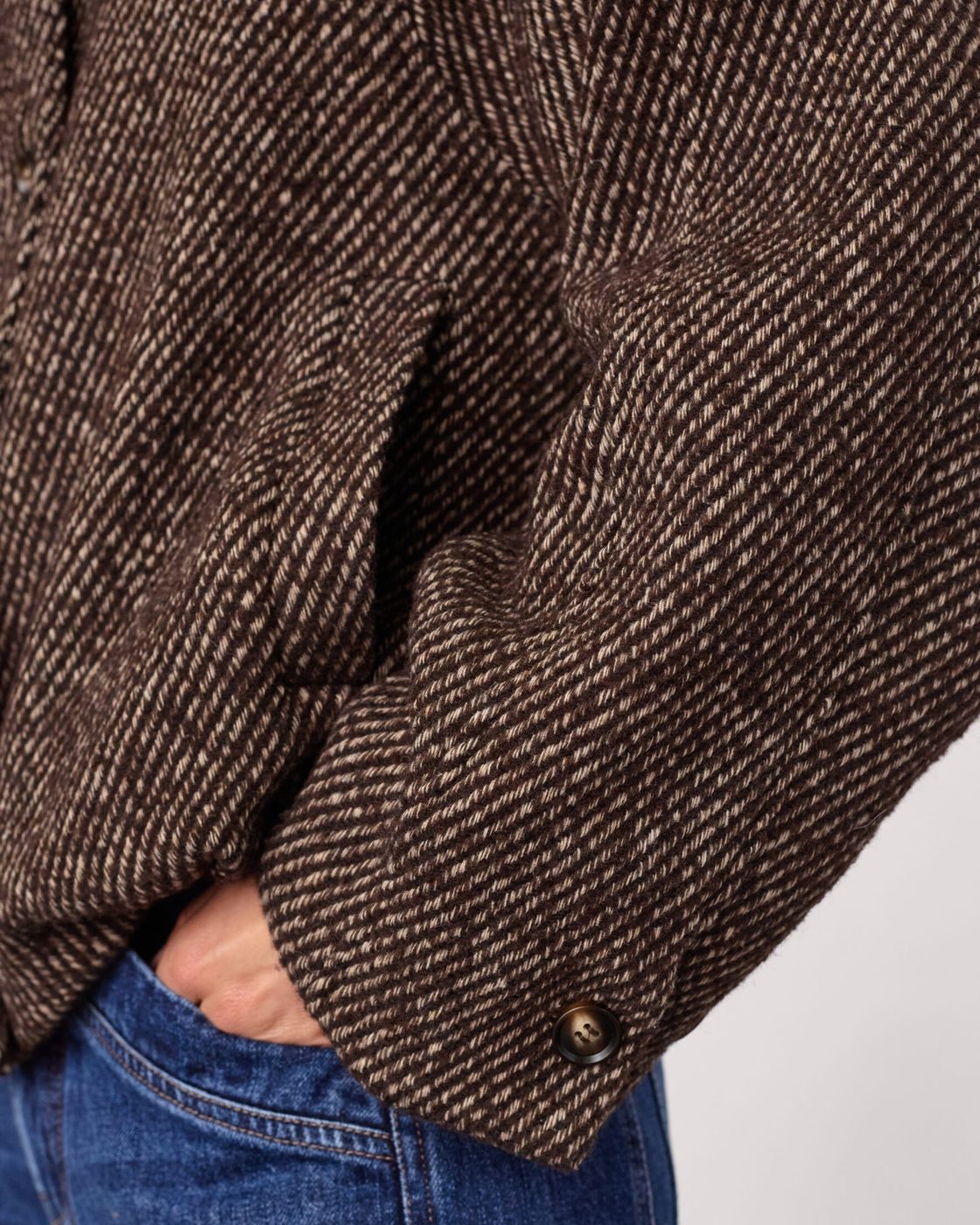 CoCouture Jacke Sacha Ballonform Dunkelbraun – Image 6