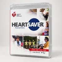 Heartsaver® Pediatric First Aid CPR AED Course Videos on USB (2025 AHA Guidelines) – Image 1