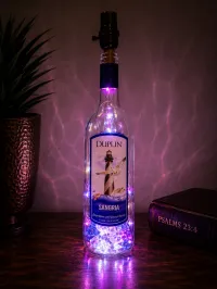 Duplin Sangria Wine Bottle Light – Handcrafted Ambient Décor – Image 1