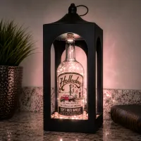 Holladay Bourbon Bottle Light – Handcrafted Rustic Whiskey Décor – Soft white