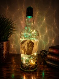 Buffalo Trace Bourbon – Repurposed Whiskey Bottle Home Décor – White Rocks