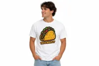 Taco 'Bout It Graphic T-Shirt White – Small