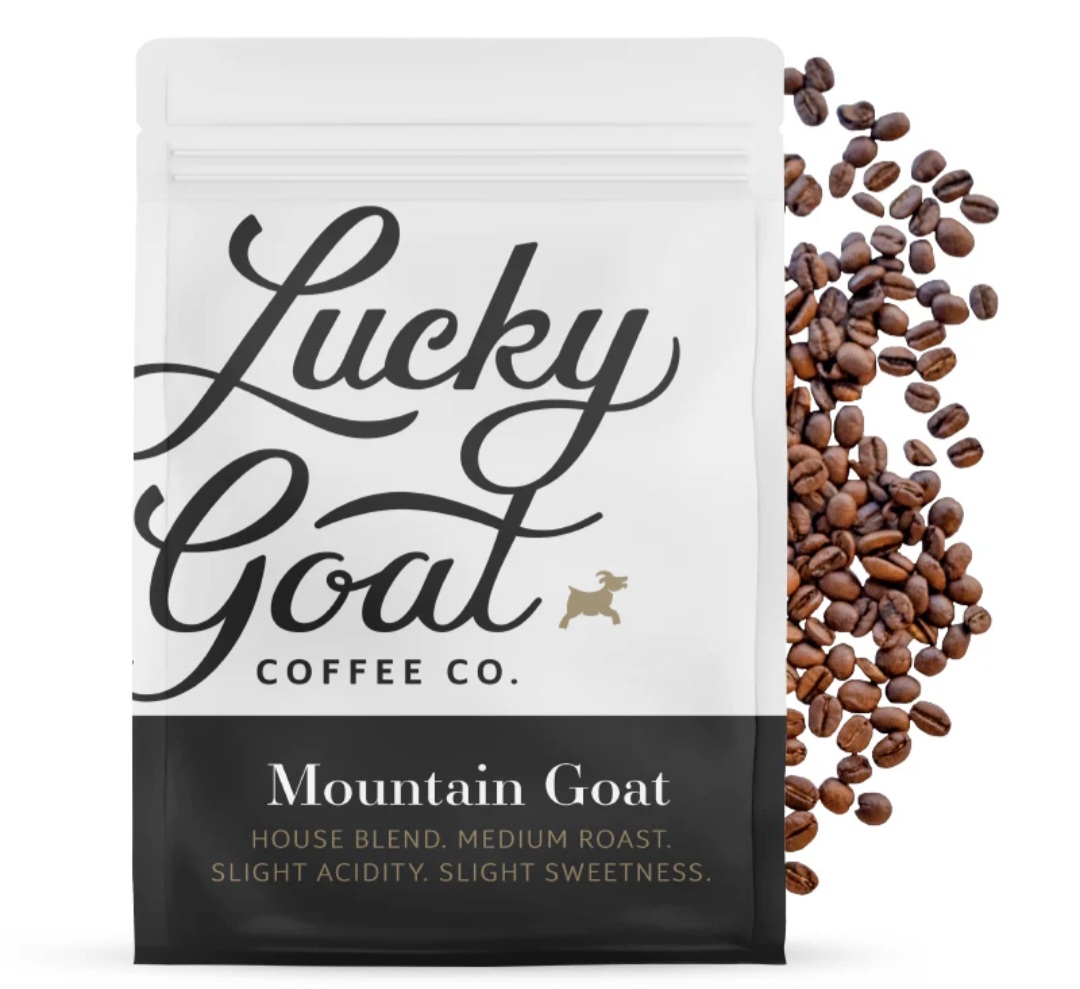Lucky Goat Coffee – Mountain Goat House blend Whole Bean