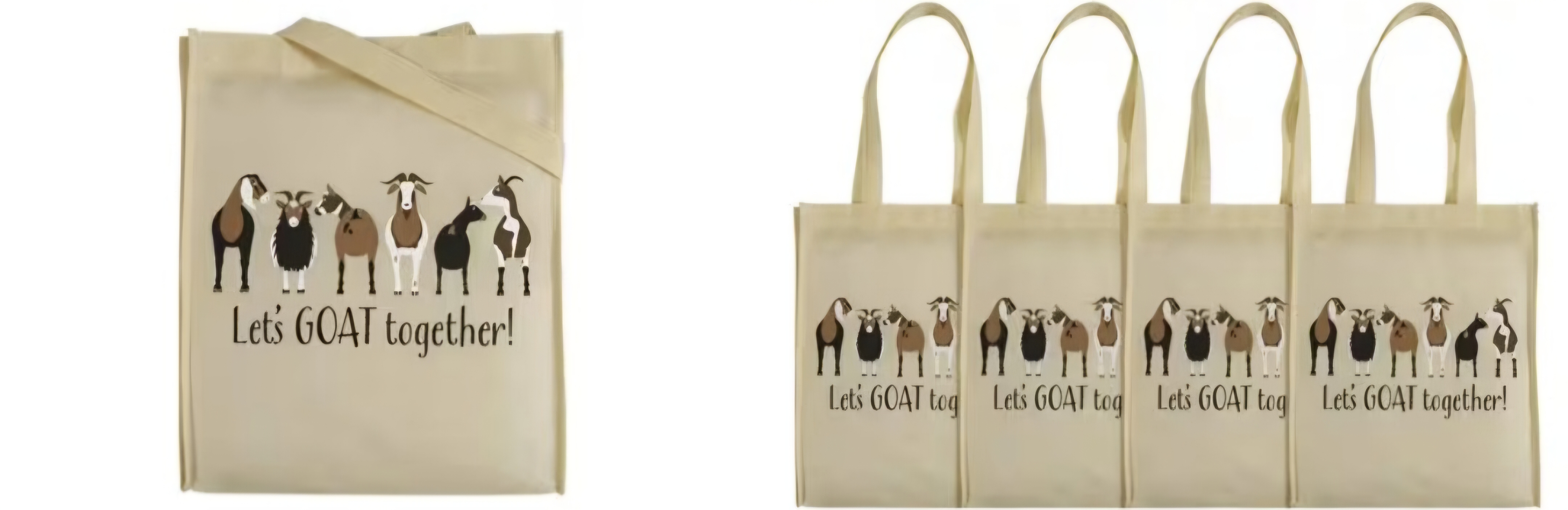 Goat Totes – Let's Goat Together