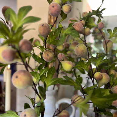 35" Real Touch Flocked Fig Stem | Fall Greenery & Floral Decor – Image 2