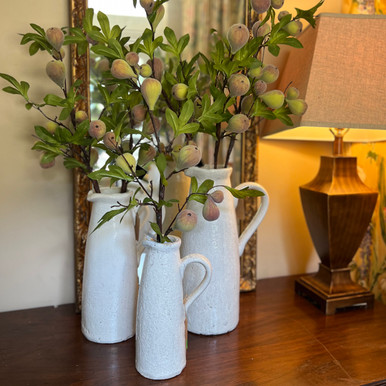 35" Real Touch Flocked Fig Stem | Fall Greenery & Floral Decor – Image 4