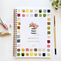  Watercolor Workbook by Emily Lex Studio – Bouquets