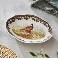 Spode Woodland Pheasant Pickle Dish – 8.5" – Image 1