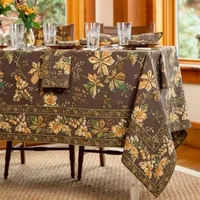 April Cornell Adirondack Tablecloth - Chocolate 60" x 108" – Image 1
