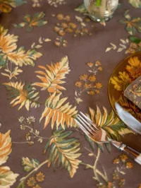 April Cornell Adirondack Tablecloth - Chocolate 60" x 108" – Image 2