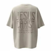 Jesus Christ is King Graphic Tee – Dust, S