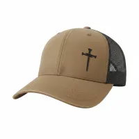 The Cross – One size fits all, Brown and black, Curved brim