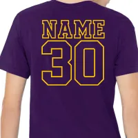 Customize your shirt  – Any color, Number & Name