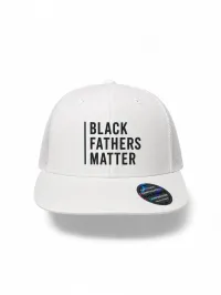 Black Fathers Matter - Hat – White