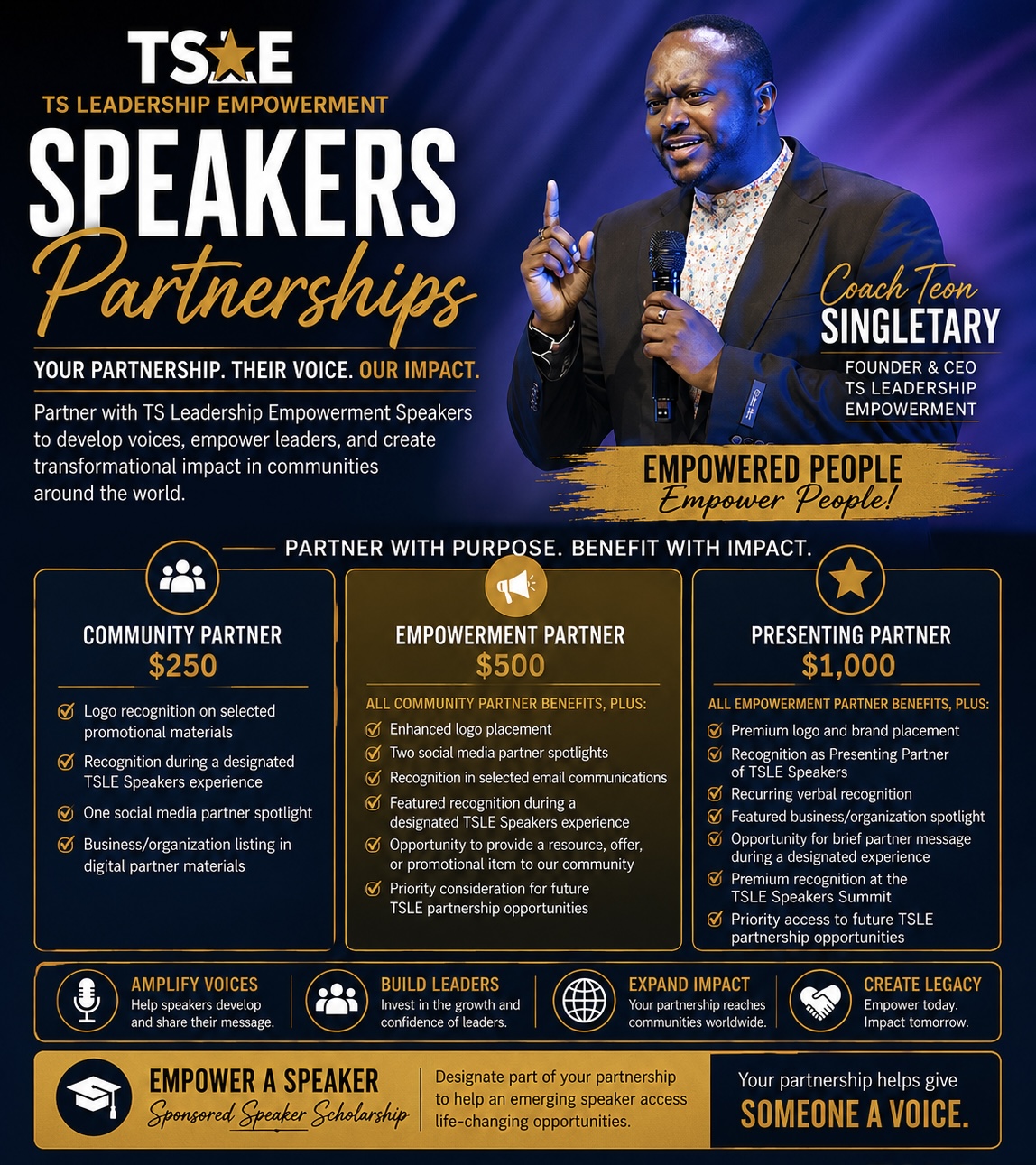 Speakers Community Partner (TSLE)  – Image 1