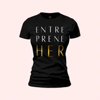 EntrepreneHER Tee – XL, Black