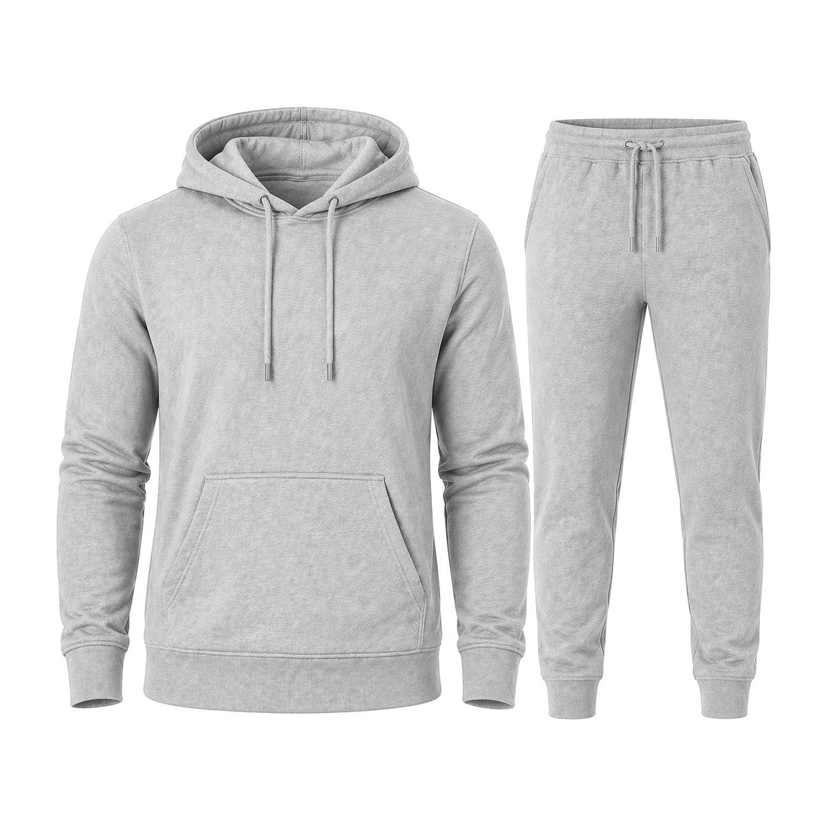 Pullover Hoodie Set – 1 Count Wholesale Pack – Grey, Large