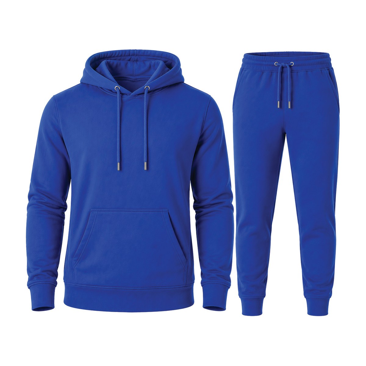 Pullover Hoodie Set – 1 Count Wholesale Pack – Royal Blue, Small