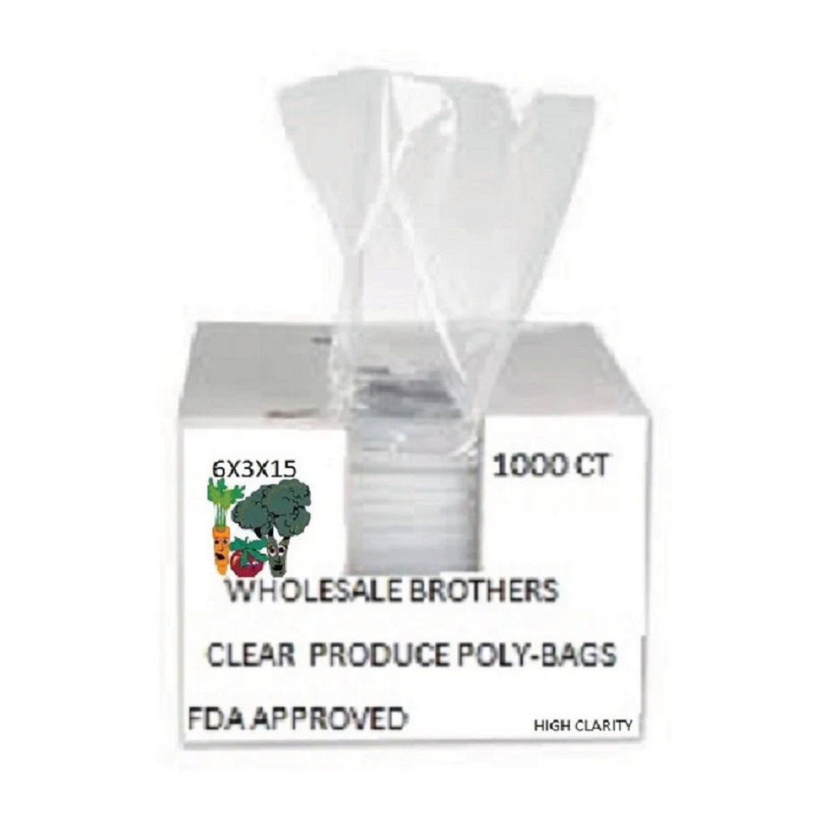 Poly Bags 6X3X15 – Image 2
