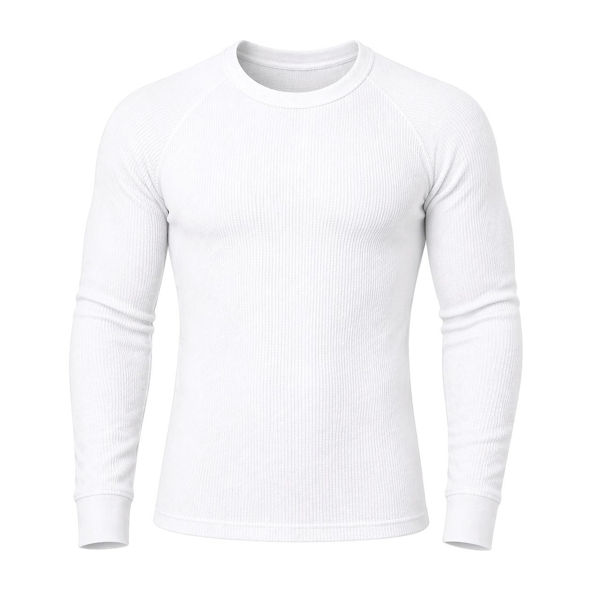 Thermal Top – 6 Count Wholesale Pack – White, Medium