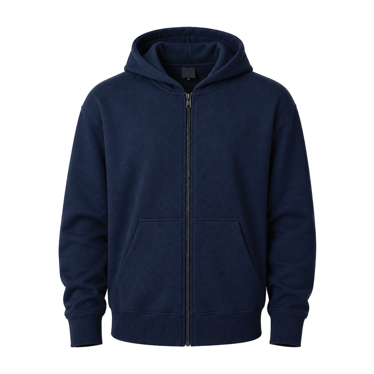 Zipper Hoodie – 1 Count Wholesale Pack – Navy, 5XL