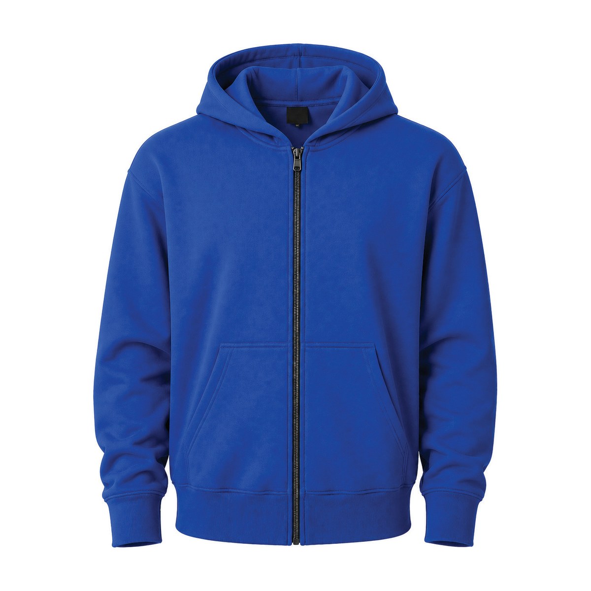 Zipper Hoodie – 1 Count Wholesale Pack – Royal Blue, Small