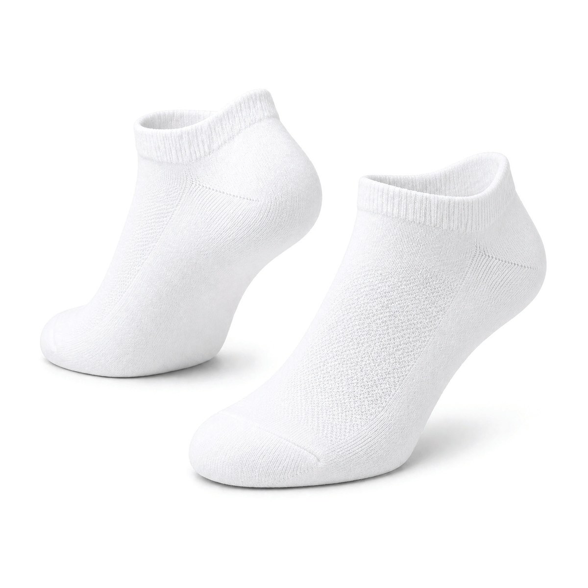 Ankle Socks – 12 Count Wholesale Pack – White, 10-13