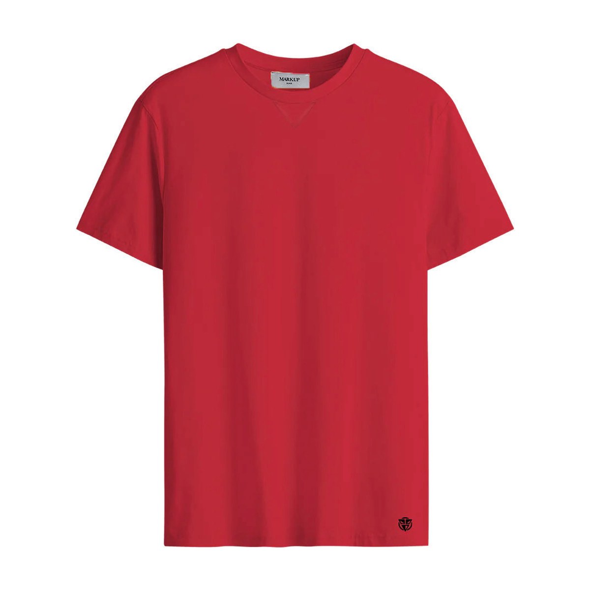 Crew Neck T-Shirt – 6 Count Wholesale Pack – Red, 6XL