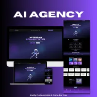 AI Agency Website Template – Image 1