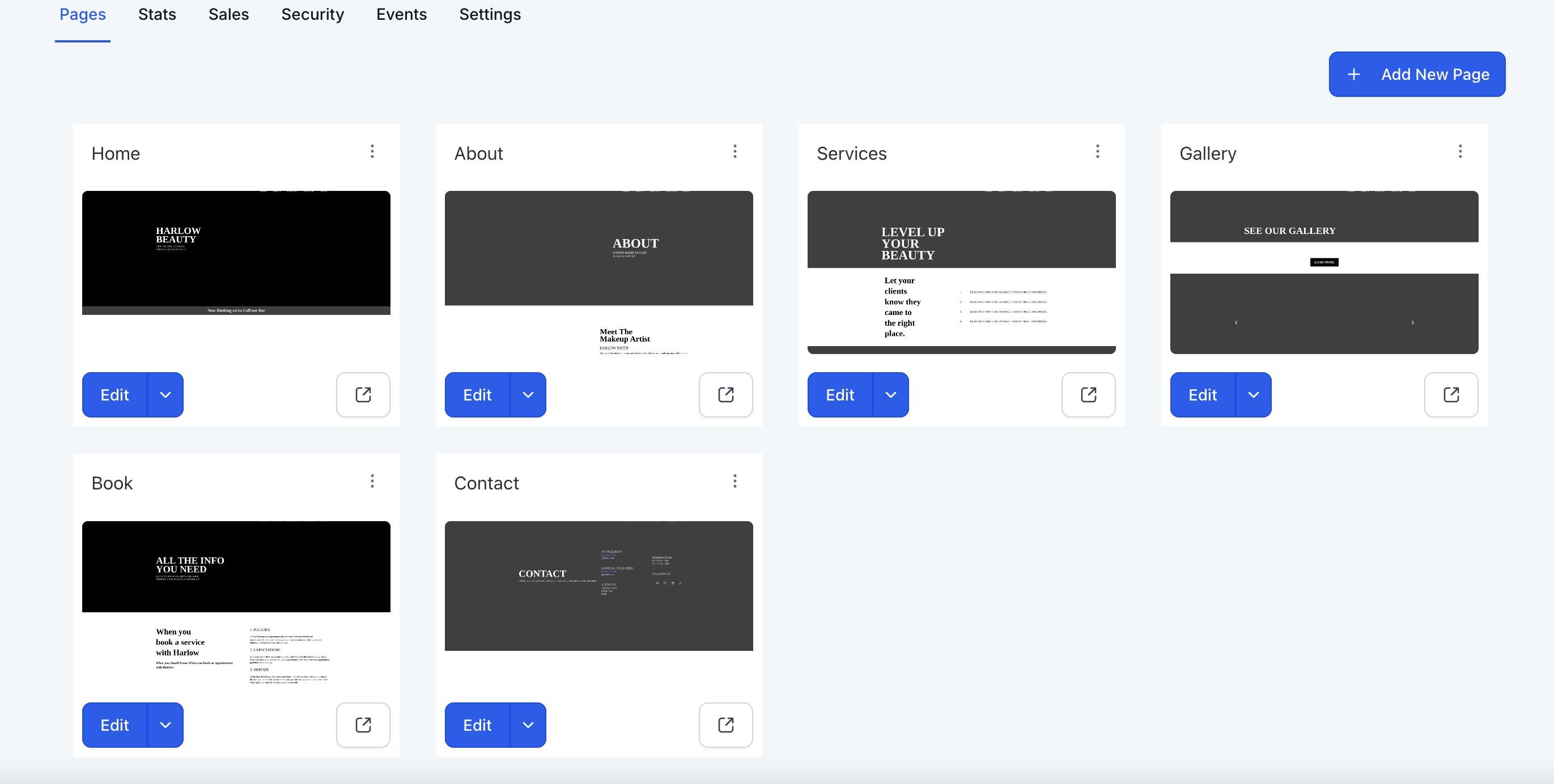 Makeup Artist Website Template – Image 8