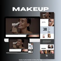 Makeup Artist Website Template – Image 1