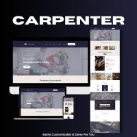 Carpenter Website Template – Image 1