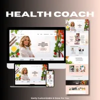 Health Coach Website Template – Image 1